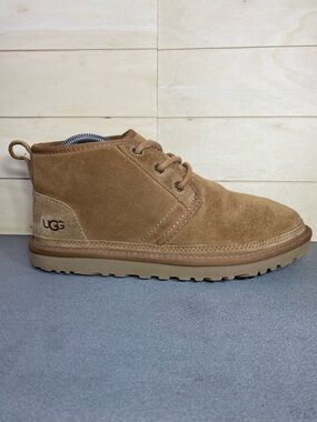 UGG Neumel Boots Brown Suede Leather Women's Size 8 Shoes 1094269